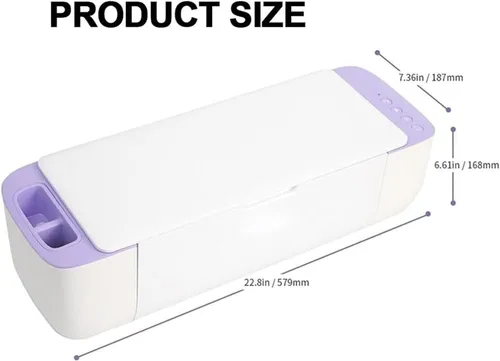 Vista 2 de Troquelado eléctrico y estampado en relieve, artesanía automática de escritorio, ancho máximo de corte de 12.008 in, ancho máximo de alimentación