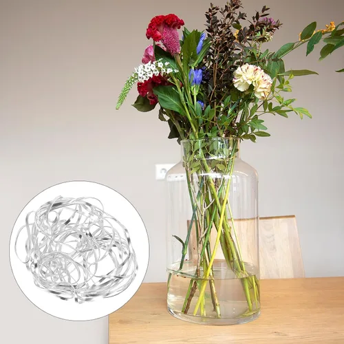 Vista 6 de VILLCASE Rejillas de flores, rejilla fija para arreglos florales de bricolaje, decoración de flores de lugar, base de plantas de flores
