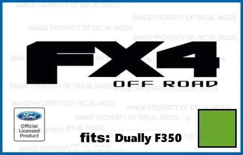 Vista 15 de FX4 Offroad - Calcomanías adhesivas para Ford F350 F450 DUALLY ONLY troquelado (2017-2020) – DCBM Solid (juego de 2) Dimensiones: 12 x 3 pulgadas
