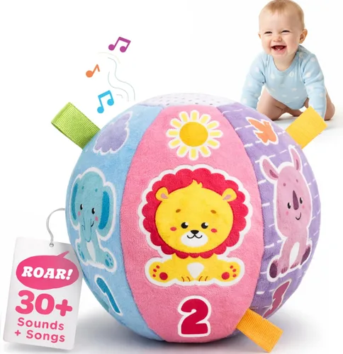 Vista 8 de Move2Play, Pelota de Bebé Divertidísima e Interactiva con Música y Efectos de Sonido Regalo de Primer Cumpleaños Juguete para Niños Pequeños