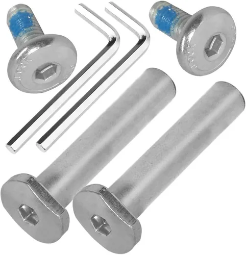 Vista 6 de M8 Juego de Tornillos y Pernos Allen de 40-76mm para Masculino y Femenino, Piezas de Patinete para Niños para Patinetes de 2-3-4 Ruedas, Reparación