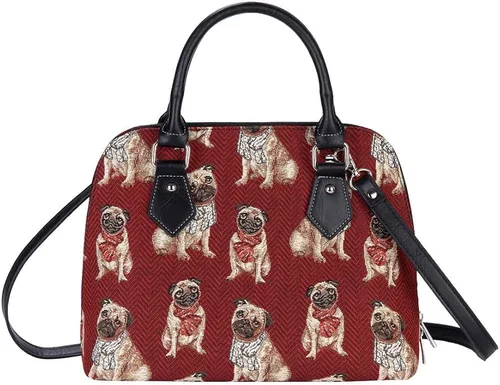 Vista 4 de Signare Tapestry Hand Shoulder Bag for Women Fashionable Cross Body bag Purses for Woman Satchel Bag for Women Girls Teen