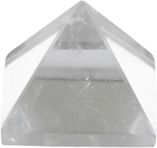 Vista 12 de SUNYIK Pirámide de piedra natural, generador de energía de punto de cristal curativo Reiki, decoración metafísica de cuarzo amatista, 1-1 1/8