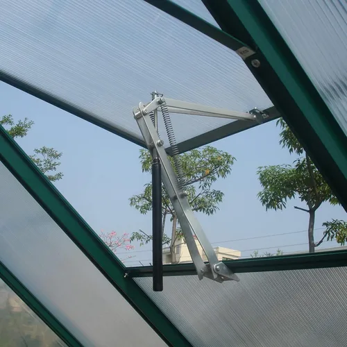 Vista 7 de Abreventanas automático para invernadero, accesorios de invernadero automático con sensor de energía solar, abridor de techo, cilindro de repuesto