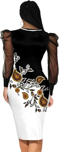 Vista 7 de Vestido de encaje sexy para mujer para fiesta, club, noche corpiño con cuello en V, con tirantes, minifalda transparente