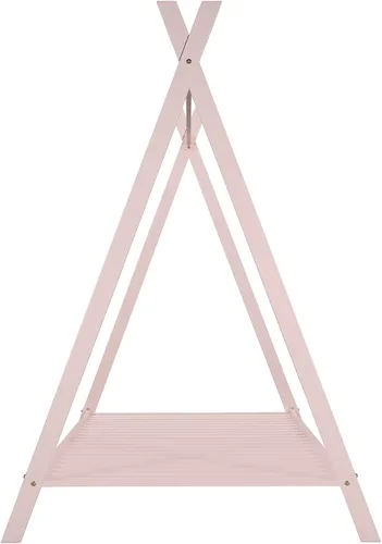 Vista 5 de Cama de casa individual para niños, cama Montessori de metal, marco de cama, cama de juego con listones para niñas y niños, no necesita somier