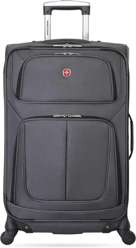 Vista 9 de SwissGear - Equipaje suave expandible Sion con ruedas Gris oscuro