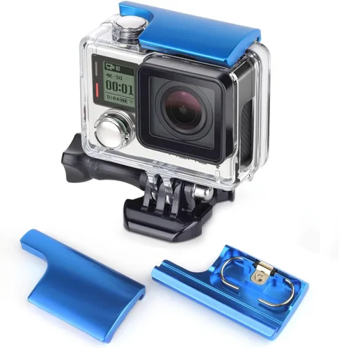 Vista 3 de SOONSUN Hebilla de bloqueo de aluminio de repuesto para GoPro Hero 4/Hero 3+ funda impermeable y carcasa de esqueleto