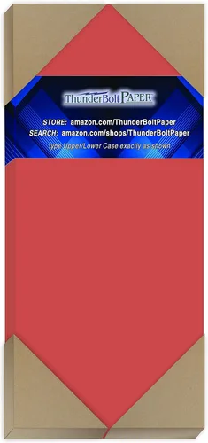 Vista 19 de 125 Bright Apple Color Rojo 65LB cover card Papel – 3" x 5" (3 x 5 inches) Tamaño photo card frame – 65 lb/libra Peso ligero Cardstock – Calidad
