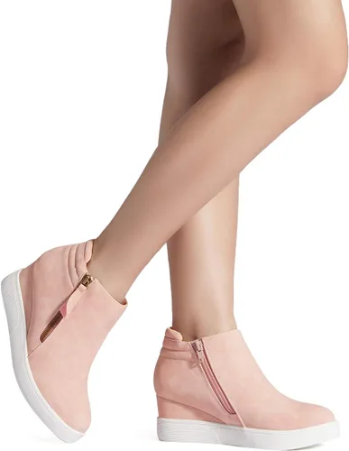 Vista 6 de Dream Pairs - Botines para mujer, al tobillo, con plataforma