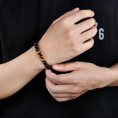 Vista 2 de Pulsera de regalos para hombres para papá hijo mi hombre novio marido hermano nieto abuelo papá bonus sobrino tío cumpleaños día del padre