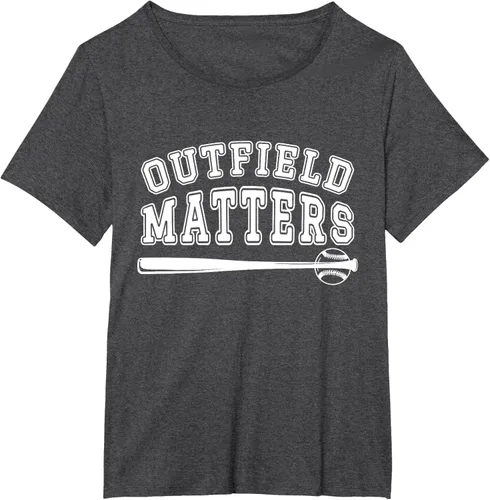 Vista 21 de Playing Baseball Outfield Matters - Camiseta Baseball Outfields Funny, Rojo