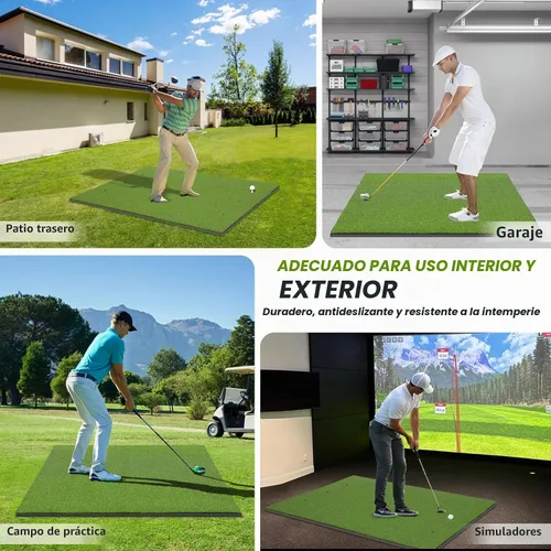 Vista 4 de Bltend Golf Mat 36mm: 5x4ft/6x4ft Golf Hitting Mat Practice Outdoor Indoor