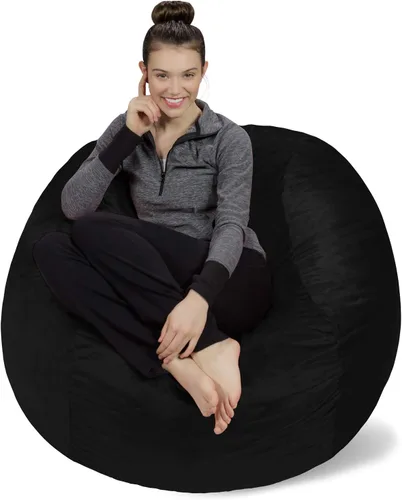 Vista 90 de [Usado] Sofa Sack Funda para Silla Puff Solo la Funda, para Adultos y Niños, Sin Relleno, Cómoda y Esponjosa, Funda de Repuesto para Silla Puff