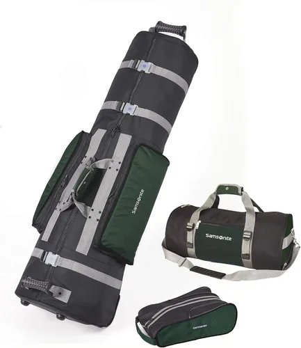 Vista 5 de Samsonite Golf Deluxe set de viaje de 3 piezas. Azul/Negro