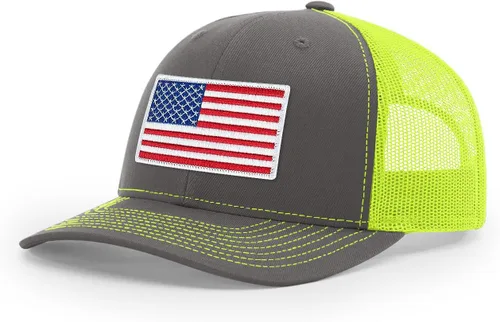 Vista 76 de Joe's USA Richardson 112 - Gorras de camionero con parche gráfico personalizado - Gorras estructuradas de cinco y seis paneles Richardson Premium
