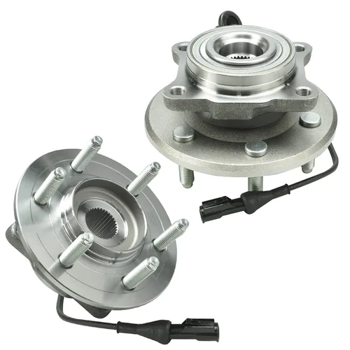 Vista 98 de Detroit Axle - 2.2L Bujes de rodamiento de rueda delanteros de 2 piezas para Honda Accord 90-97, 97 Acura CL, 2 rodamientos de ruedas y conjunto