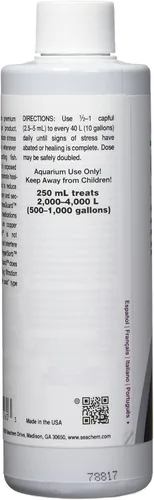 Vista 4 de Seachem StressGuard Slime Coat Protection - Reductor de estrés y amoníaco tóxico 8.5 fl oz