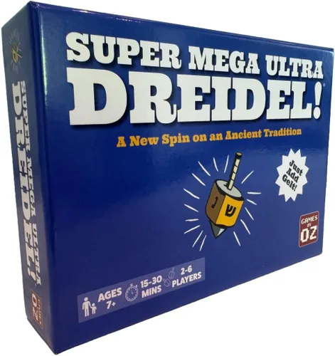 Vista 7 de Super Mega Ultra Dreidel - Juego de cartas añade un nuevo giro en una antigua tradición. Diversión familiar para 2 a 6 jugadores mayores de 7 años