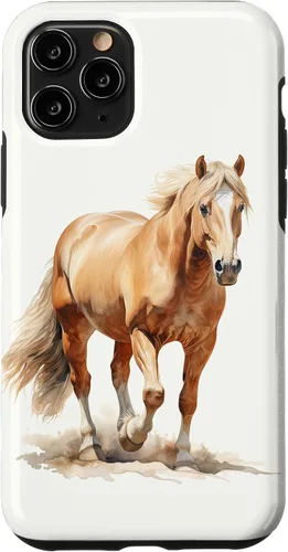Vista 29 de Funda para iPhone 16 con diseño de caballo Palomino