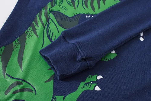 Vista 4 de Dolphin&Fish Pijama completa de manga larga para niños y niñas