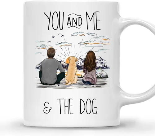 Vista 17 de Gossby Taza de café Dog Dad – Regalo para hombres amantes de los perros labrador retriever negro, regalo de cumpleaños, regalo de Navidad para papá