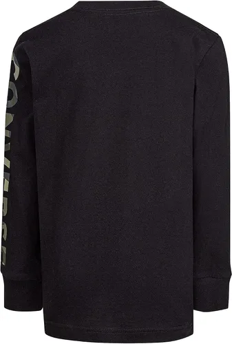 Vista 3 de Converse Camiseta de manga larga de camuflaje para niño (niños grandes)