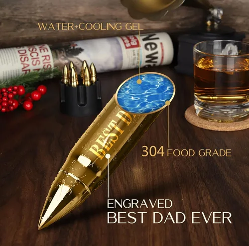 Vista 4 de Regalos para el Día del Padre, regalos para papá, regalos para el mejor papá del mundo, ideas de regalo para el día del padre para papá, piedras