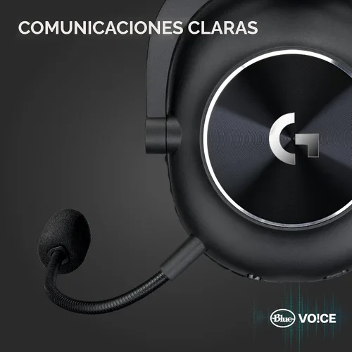 Vista 7 de Logitech G PRO X 2 Lightspeed - Auriculares inalámbricos para juegos: Auriculares inalámbricos con micrófono, controladores de grafeno de 50mm