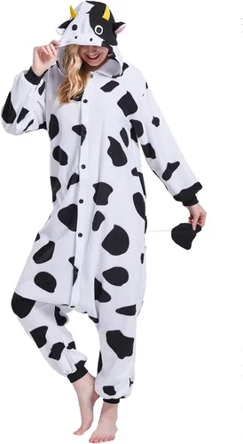Vista 6 de Magicalani Unisex Adult Animal Onesie Pajamas, Women's and Men's Anime Cosplay Sleepwear, One Piece Halloween Costume