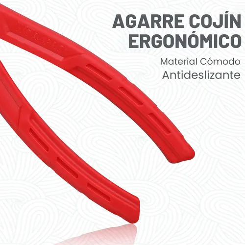 Vista 4 de WORKPRO Alicates extractores de tornillos Linesman S de 6.5 pulgadas (alicates combinados) con mordazas antideslizantes únicas, herramienta