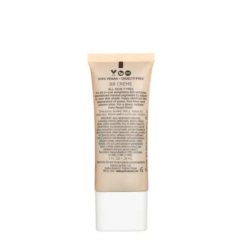 Vista 12 de Pacifica Alight Multi-Mineral BB Cream Medium – Hidratante con tinte y base de cobertura & imprimador, cobertura de base natural transparente, 34