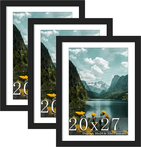 Vista 84 de Picrit Paquete de 3 portarretratos de 20 x 20 pulgadas, póster de 16 x 16 pulgadas con paspartú o de 20 x 20 pulgadas sin paspartú para montaje