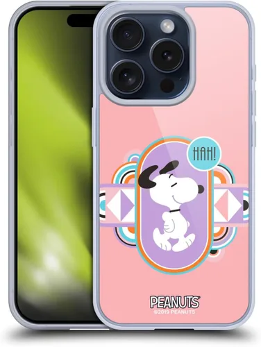 Vista 169 de Head Case Designs Snoopy Deco Dreams - Funda de gel suave con licencia oficial de Peanuts Blue Pattern compatible con Apple iPhone 7 Plus/iPhone 8