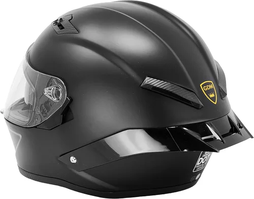 Vista 4 de GDM Casco de motocicleta Demon de cara completa