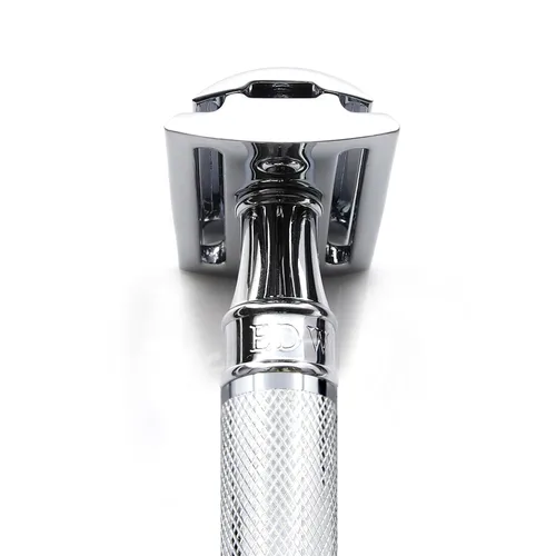 Vista 3 de Máquina de afeitar de doble filo., (Short Handle), corto, Moleteado