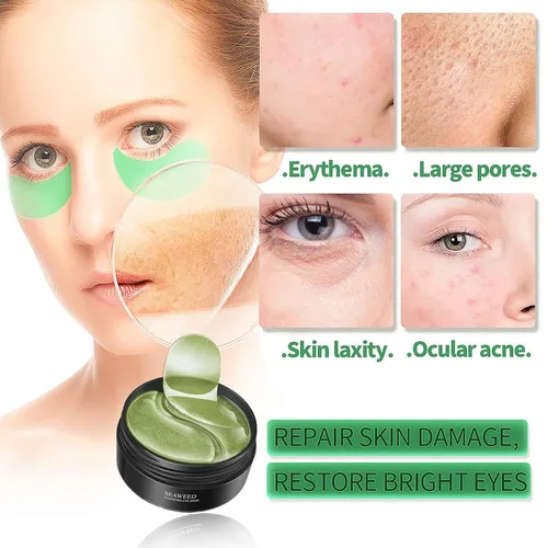 Vista 4 de Mascarillas para debajo de los ojos, hidratantes, nutritivas, mejoran las ojeras, blanquean, arrugas, proporcionan proteínas, vitaminas, colágeno