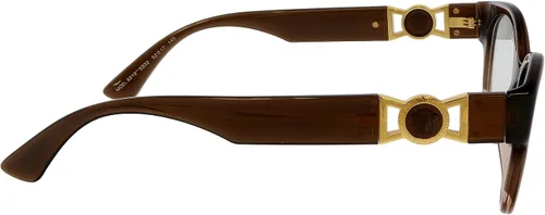 Vista 4 de Gafas graduadas Versace VE 3313 5332 Marrón Transp Gradient Beige, Marrón Transp Gradient Beige
