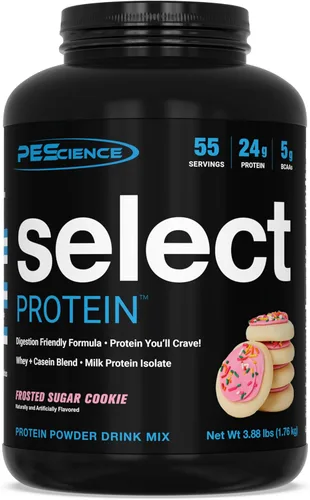 Vista 9 de PEScience Select Protein Powder, mezcla de suero y caseína, proteína limpia en polvo para mujeres y hombres, baja en calorías, baja