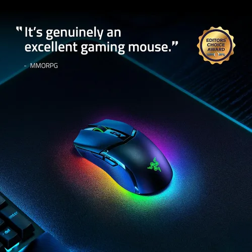 Vista 3 de Razer Cobra Pro - Mouse inalámbrico para juegos 10 controles personalizables - Iluminación Chroma RGB - Sensor óptico de 30 K - Interruptores Gen-3