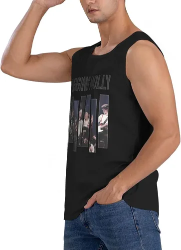 Vista 6 de Man Muscle Tank Tops T Shirt Fashion Music Festival Sleeveless T Shirt