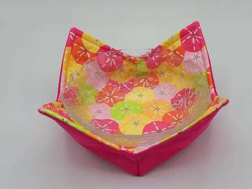 Vista 4 de Dólares de arena de neón para microondas, rosa, verde lima, naranja, arena, dólar, reversible, apto para microondas, cuenco para el océano