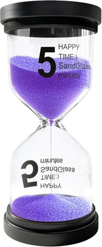 Vista 14 de Temporizador de arena de 1 minuto, reloj de arena de plástico para niños, temporizador de reloj de arena acrílico, reloj de arena pequeño de 1 Rojo
