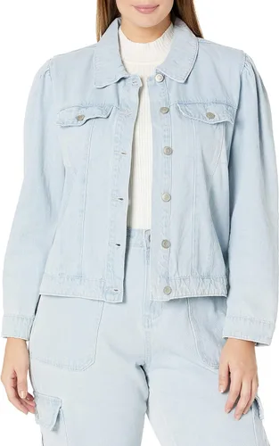 Vista 3 de KENDALL + KYLIE Chaqueta vaquera de manga abombada para mujer, exclusiva de Tienda