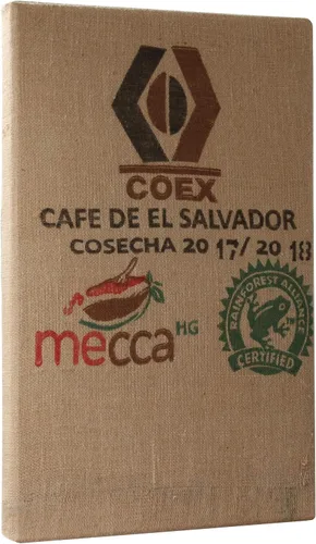 Vista 5 de ATS Acoustics Panel acústico que absorbe el sonido, auténtico, bolsa de arpillera de grano de café, arte de pared para café, 24 x 36 x 2 pulgadas