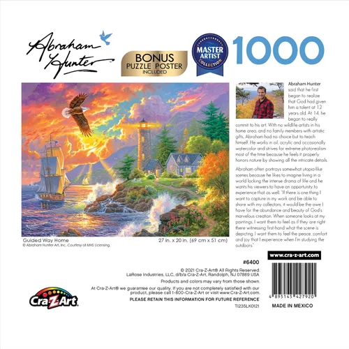 Vista 4 de RoseArt - Abraham Hunter - Guided Way Home - Rompecabezas de 1000 piezas para adultos