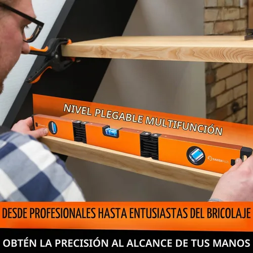 Vista 6 de SakerPlus - Herramienta de nivel plegable de 24 pulgadas