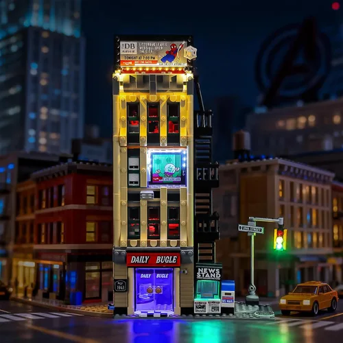 Vista 10 de LIGHTAILING Luz para Lego- 76269 Avengers-Tower - Kit de iluminación LED compatible con el modelo de bloques de construcción Lego - NO incluido