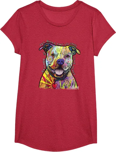 Vista 58 de Beware Of Pit Bulls, Dean Russo Pitbull Original - Camiseta para amantes de los perros, Negro