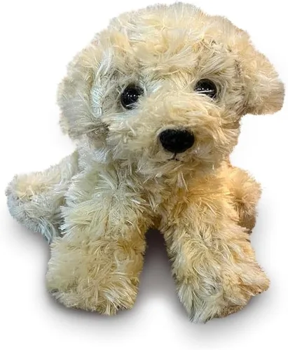 Vista 10 de Jolitee Golden Retriever - Peluche de perro bronceado, suave y abrazable para perro, 6.5 x 7 pulgadas